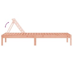 Chaise longue 199,5x60x74 cm bois massif de douglas 