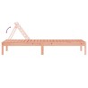 Chaise longue 199,5x60x74 cm bois massif de douglas 
