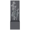 Jardinier avec Panneau Décoratif Anthracite 50 x 140 cm 