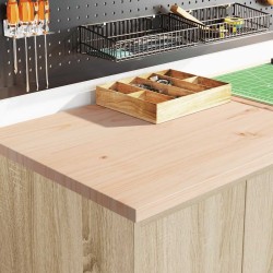 Armoire de rangement de garage chêne sonoma 60x51x85cm bois pin 