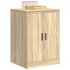 Armoire de rangement de garage chêne sonoma 60x51x85cm bois pin 