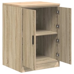 Armoire de rangement de garage chêne sonoma 60x51x85cm bois pin 