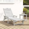 Transat Blanc 53x162x98.5 cm HDPE 