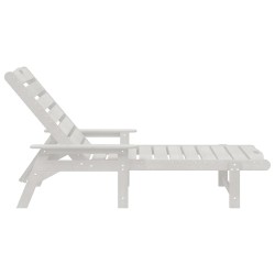 Transat Blanc 53x162x98.5 cm HDPE 