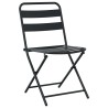 Ensemble Bistro Pliable 3 Pièces Anthracite Acier 