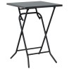Ensemble Bistro Pliable 3 Pièces Anthracite Acier 