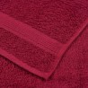 Serviettes de sauna 2 pcs bordeaux 80x200cm 360 g/m² 100% coton 