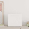 Sacs en papier 250 pcs avec poignées blanc 32x22x28 cm 