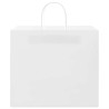 Sacs en papier 250 pcs avec poignées blanc 32x22x28 cm 