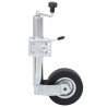 Roue jockey 60 mm avec 1 pince fendue et cales de roue 