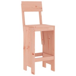 Tabourets de bar lot de 2 40x48,5x115,5 cm bois massif douglas 