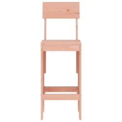 Tabourets de bar lot de 2 40x48,5x115,5 cm bois massif douglas 