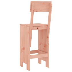 Tabourets de bar lot de 2 40x48,5x115,5 cm bois massif douglas 