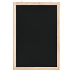 Tableau noir mural Bois de cèdre 40 x 60 cm 