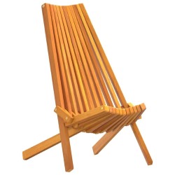 Chaises de Jardin Pliantes 2 pcs Bois Acacia 