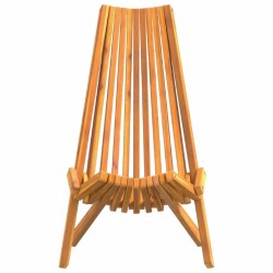 Chaises de Jardin Pliantes 2 pcs Bois Acacia 