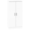 Armoire à chaussure Blanc brillant 55x35x108 cm Bois ingénierie 