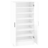 Armoire à chaussure Blanc brillant 55x35x108 cm Bois ingénierie 