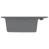 Évier de cuisine Gris 790x500x193 mm Granit 