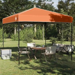 Tente à abri Orange 250 x 250 x 227 / 236 / 245 cm Tissu Oxford 
