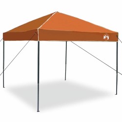 Tente à abri Orange 250 x 250 x 227 / 236 / 245 cm Tissu Oxford 
