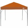 Tente à abri Orange 250 x 250 x 227 / 236 / 245 cm Tissu Oxford 