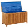 Boîte de rangement de jardin 113x50x58 cm Bois d'acacia solide 