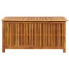 Boîte de rangement de jardin 113x50x58 cm Bois d'acacia solide 