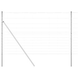 Clôture de champ 1,5x25 m en acier galvanisé 