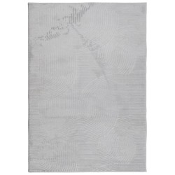 Tapis IZA poils courts style scandinave gris 160x230 cm 