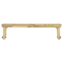 Banc de jardin 180 cm bois de pin imprégné 