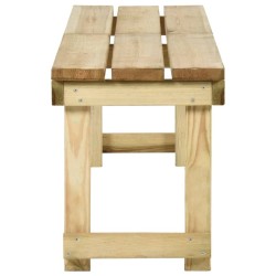 Banc de jardin 180 cm bois de pin imprégné 