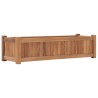 Lit surélevé 100x30x25 cm Bois de teck solide 