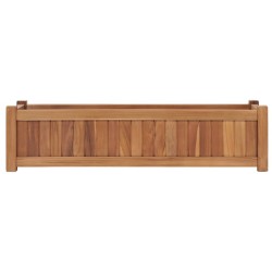 Lit surélevé 100x30x25 cm Bois de teck solide 