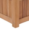 Lit surélevé 100x30x25 cm Bois de teck solide 
