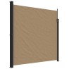 Auvent latéral rétractable taupe 200x500 cm 