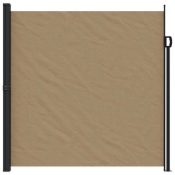 Auvent latéral rétractable taupe 200x500 cm 