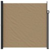 Auvent latéral rétractable taupe 200x500 cm 