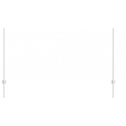 Poteaux de clôture 10 pcs en U-Channel 120 cm en acier galvanisé 