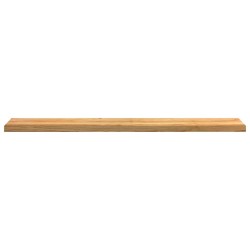 Appuis de fenêtre 2 pcs marron clair bois de chêne massif 