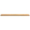 Appuis de fenêtre 2 pcs marron clair bois de chêne massif 