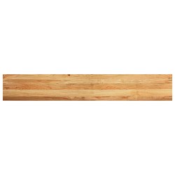 Appuis de fenêtre 2 pcs marron clair bois de chêne massif 