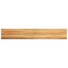 Appuis de fenêtre 2 pcs marron clair bois de chêne massif 