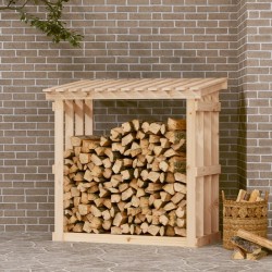 Support pour bois de chauffage 108x64,5x109 cm Bois de pin 