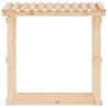 Support pour bois de chauffage 108x64,5x109 cm Bois de pin 