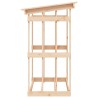 Support pour bois de chauffage 108x64,5x109 cm Bois de pin 