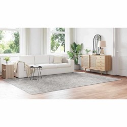 Tapis shaggy avec support en latex gris 240x340 cm 
