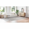 Tapis shaggy avec support en latex gris 240x340 cm 