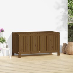 Boîte de rangement de jardin Marron miel 115x49x60 cm Bois pin 