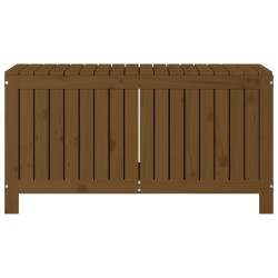 Boîte de rangement de jardin Marron miel 115x49x60 cm Bois pin 